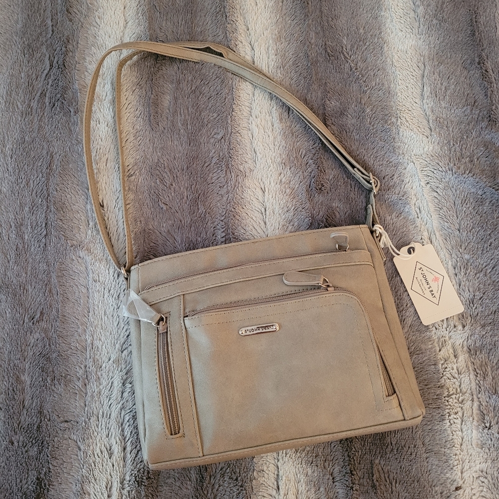 Gray crossbody bag NWT
